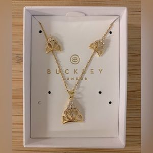 Princess Crown Earrings and Necklace